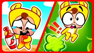 Why Do We Burp And Fart 💩 Fart Family💨🤣 Kids Songs [upl. by Ocnarfnaig]