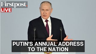 Vladimir Putin LIVE Putin Delivers Annual Moscow Address as Russian Forces Advance in Ukraine [upl. by Am785]