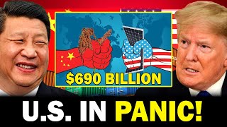 China BLOCKS 690 Billion of US Imports Putting the American Economy at RISK [upl. by Golightly]