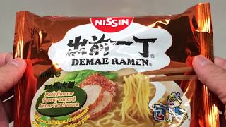 Nissin Demae Ramen 🍜 Duck Flavour 35oz  100g [upl. by Wauters]