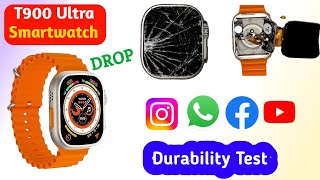 T900 Ultra Smartwatch Durability Test 🔥  T900 Ultra Smart Watch Drop Test [upl. by Colbert823]