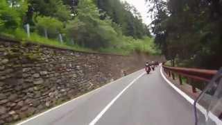 Gavia Pass on motorcycle [upl. by Ikaz]