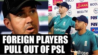 Kevin Pietersen Tymal Mills pull out of PSL final  Oneindia News [upl. by Gwenny]