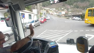 Madeira Curral Das Freires to Funchal Bus 81 [upl. by Enelyar]