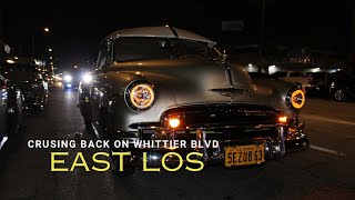 LOWRIDER Cruise Night Hitting Switches WHITTIER BLVD [upl. by Giess852]