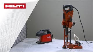 HOW TO HILTI DD 30 diamantboormachine  opbouwen van de boorstandaard [upl. by Friedman177]