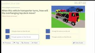 HGV driving theory test pass first time 50 correct answers follow along for easy pass [upl. by Mendez]