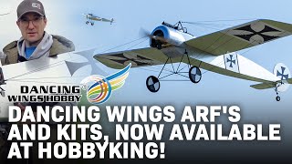 Dancing Wings ARFs and Kits  Hobbbykingcom  Fokker Eindecker Flight Review [upl. by Ackler]