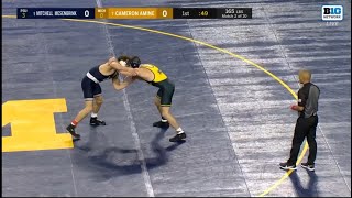 Mitchell MesenbrinkPSU vs Cameron AmineMICH 11924 Jeff Byers Radio Call [upl. by Schubert]