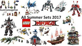 All Lego Ninjago Movie Summer Sets 2017 Compilation  Lego Speed Build Review [upl. by Sukhum827]