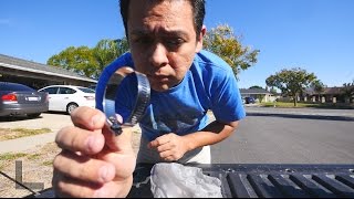 Toyota Tacoma Truck Stolen Tailgate 2 hose clamp fix [upl. by Siward932]