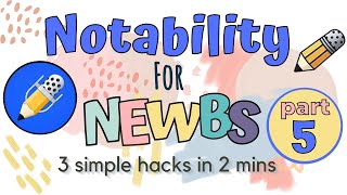 Notability 2022 Tutorial  CONVERT handwriting to TEXT with the LASSO TOOL and TEXT BOX  Beginner [upl. by Estevan563]