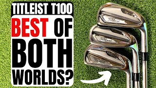 TITLEIST T100 IRONS  A FORGIVING PLAYERS IRON [upl. by Herrera405]