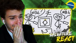 doentes e seus desenhos doentios  kksaiko SALVATORE REACT [upl. by Hallimaj]