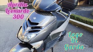 lago di Garda in scooter strada della forra Aprilia Leonardo 300 [upl. by Nirrak394]