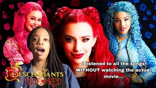 I watched all the songs from DESCENDANTS 4 THE RISE OF RED WITHOUT watching the ACTUAL movie [upl. by Fishbein573]