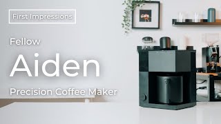 Has Fellow Perfected Batch Brew  Fellow Aiden Precision Coffee Maker  First Impressions [upl. by Xila]