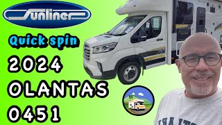 Sunliner OLANTAS 0451  Motorhome TOUR  LUXURY 2Berth  QuickSpin [upl. by Enileuqaj409]