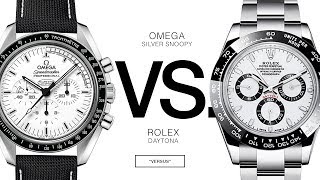 ROLEX DAYTONA vs OMEGA SPEEDMASTER MOONWATCH amp THE COSMOGRAPH [upl. by Aihsemat]