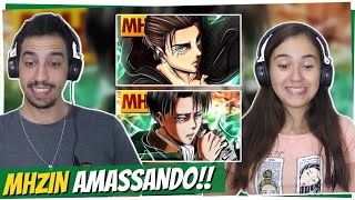 REACT Vibe Eren e Tipo Levi  Attack on Titan  MHRAP  Style Trap  React 2 em 1 [upl. by Enymsaj582]