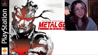 First time playing a Metal Gear game  Metal Gear Solid 1 1998 Pt 1 [upl. by Ano]