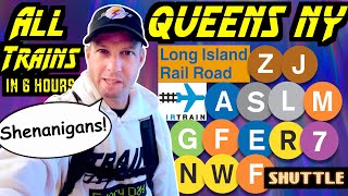 EVERY Train in QUEENS NYC 2023 [upl. by Rosalyn]