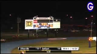 Gulfport High 16 Austin Watts kicks 22 yard fieldgoal [upl. by Octavus566]