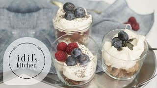 4 INGREDIENTS 5 MINUTES Easy Mascarpone Dessert Recipe  Idils Kitchen [upl. by Rancell793]