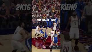 NBA 2K16 with my friend nba basketball ps4 2k 2k16 nostalgia ps4slim [upl. by Turmel687]