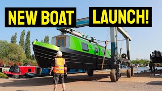 Its launch time for Our Brand New Electric Hybrid 60 Narrowboat Ep167 [upl. by Noellyn]