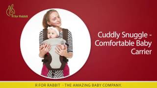 New Cuddle Snuggle  Comfortable Baby Carrier [upl. by Lenni]