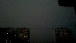 Moscow Heavy Thunderstorm 28062013 Full version  Потрясающая гроза в Москве вечером 28062013 [upl. by Ateerys671]