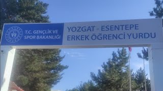 YOZGAT SABANCI ESENTEPE KYK ERKEK ÖĞRENCİ YURDU GÜNLÜK VLOG 1 [upl. by Uahsoj]