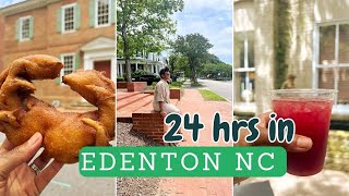 What To Do In Edenton North Carolina Small Town Getaway NC Vlog Road Trip to the Coast NC [upl. by Aniuqaoj]