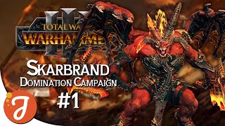 THE EXILED ONE  SKARBRAND Domination 1  Total War WARHAMMER III [upl. by Delogu]