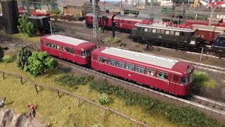 Schienenbus mit Beiwagen VT959 mit VB142 mit Sounddecoder Zimo MX645 Fleischmann 1405 für Märklin [upl. by Rimaj]