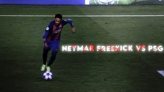 Neymar freekick vs PSG 2017 4k [upl. by Obed995]