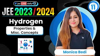 Hydrogen L2  Properties amp Misc Concepts  jee2024 jee2025 jeechemistry monicabedi [upl. by Bonni199]