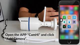 Kwanasia WiFi Outdoor Weatherproof IP Camera Camhi Camera AP Mode [upl. by Otreblaug113]