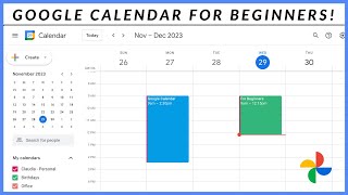 HOW TO USE GOOGLE CALENDAR FOR BEGINNERS  The basics of Google Calendar [upl. by Leahcir]