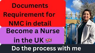 Nmc Registration and Document Requirement made easyNmc Registration process simplifiedSaimaUkNurse [upl. by Gnahc]