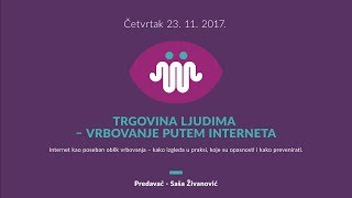 Trgovina ljudima Vrbovanje putem Interneta [upl. by Akinot]