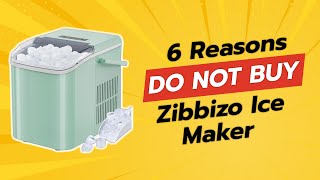 DONT BUY Zibbizo Ice Maker BEFORE WATCHING THIS VIDEO 😱❄️ [upl. by Alfi932]