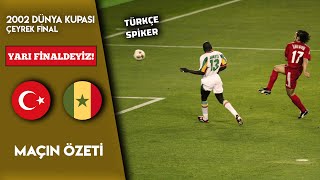 Türkiye 10 Senegal  2002 Dünya Kupası Çeyrek Final  Türkçe Spiker [upl. by Eenram]