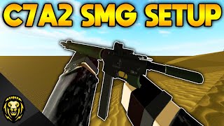 NEW C7A2 SMG SETUP  Phantom Forces Roblox [upl. by Buddy]