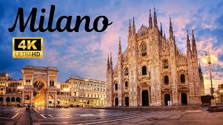 MILAN  Italy  4K UHD Quick City Tour  Drone Footage amp City Highlights 4MinutesAway [upl. by Crichton]