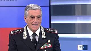 Congedo Generale Cd’A Vittorio Tomasone Comandante interregionale Carabinieri Napoli Tgr Campania [upl. by Kalli120]