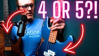 4 String or 5 String Bass  Which Should You PRACTICE With [upl. by Notslah]