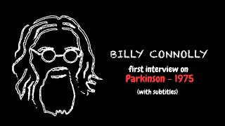 Billy Connolly First Appearance on Parkinson in 1975  Full  Subtitles [upl. by Slack]