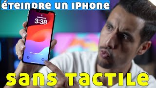 Comment éteindre un iPhone sans tactile quand écran tactile iphone bloqué？ [upl. by Ellenehs]